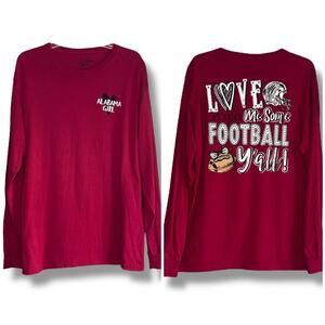 Southern Y’all Alabama Girl Crimson Tide long sleeve T-shirt